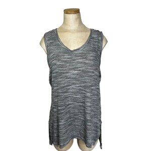 40% off! Athleta women's tank top L gray racerback lightweight soft athletic top